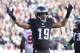 PHILADELPHIA, PA - NOVEMBER 25: Golden Tate #19 of the Philadelphia Eagles reacts against the New York Giants at Lincoln Financial Field on November 25, 2018 in Philadelphia, Pennsylvania. (Photo by Mitchell Leff/Getty Images)