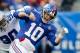 EAST RUTHERFORD, NJ - DECEMBER 30: (NEW YORK DAILIES OUT) Demarcus Lawrence #90 of the Dallas Cowboys in action against Eli Manning #10 of the New York Giants on December 30, 2018 at MetLife Stadium in East Rutherford, New Jersey. The Cowboys defeated