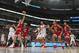 CHICAGO, ILLINOIS - MARCH 14: Evan Fitzner #55 of the Indiana Hoosiers rebounds over Andre Wesson #24 of the Ohio State Buckeyes at the United Center on March 14, 2019 in Chicago, Illinois. Ohio State defeated Indiana 79-75. (Photo by Jonathan Daniel/Gett