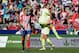 MADRID, SPAIN - MARCH 17: (L-R) Leila of FC Barcelona, Maria Leon of FC Barcelona during the match between Atletico Madrid Women v FC Barcelona Women at the Estadio Wanda Metropolitano on March 17, 2019 in Madrid Spain (Photo by David S. Bustamante/Soc