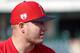 TEMPE, AZ - MARCH 02: Mike Trout #27 of the Los Angeles Angels is seen during the Los Angeles Angels Spring training on March 2, 2019 in Tempe, Arizona. (Photo by Masterpress/Getty Images)