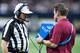 NEW ORLEANS, LA - NOVEMBER 19: Referee Walt Coleman watches a replay during a game between the Washington Redskins and the New Orleans Saints at Mercedes-Benz Superdome on November 19, 2017 in New Orleans, Louisiana. Saints defeated the Redskins 34-31.