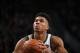 MILWAUKEE, WI - MARCH 28: Giannis Antetokounmpo #34 of the Milwaukee Bucks shoots free throw against the LA Clippers on March 28, 2019 at the Fiserv Forum Center in Milwaukee, Wisconsin. NOTE TO USER: User expressly acknowledges and agrees that, by downlo