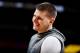 DENVER, CO - MARCH 26:  Nikola Jokic #15 of the Denver Nuggets smiles against the Detroit Pistons on March 26, 2019 at the Pepsi Center in Denver, Colorado. NOTE TO USER: User expressly acknowledges and agrees that, by downloading and/or using this Photog