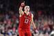 MINNEAPOLIS, MINNESOTA - APRIL 06: Matt Mooney #13 of the Texas Tech Red Raiders reacts in the second half against the Michigan State Spartans during the 2019 NCAA Final Four semifinal at U.S. Bank Stadium on April 6, 2019 in Minneapolis, Minnesota. (Phot
