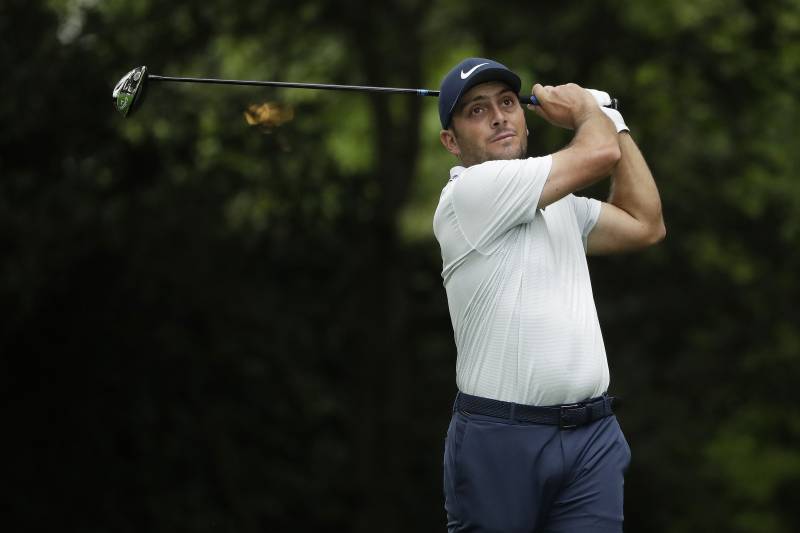 Francesco Molinari was unable to sustain his strong play in the final round of the Masters.