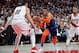 Though Westbrook has averaged a triple-double in the three seasons since Kevin Durant left Oklahoma City, the Thunder have yet to win more than 49 games in any of those years.