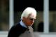 ELMONT, NY - JUNE 08: Bob Baffert, trainer of Triple Crown and Belmont Stakes contender Justify, looks on after morning workouts prior to the 150th running of the Belmont Stakes at Belmont Park on June 8, 2018 in Elmont, New York. (Photo by Michael Reav