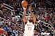 Sterling Brown shot 55.6 percent from the three-point arc while starting for the Bucks in their four-game sweep of the Pistons in the first round of the playoffs this season.