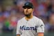 PHILADELPHIA, PA - APRIL 25: Caleb Smith #31 of the Miami Marlins looks on against the Philadelphia Phillies at Citizens Bank Park on April 25, 2019 in Philadelphia, Pennsylvania. (Photo by Mitchell Leff/Getty Images)