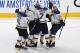 SAN JOSE, CALIFORNIA - MAY 13: Robert Bortuzzo #41 of the St. Louis Blues celebrates his goal against the San Jose Sharks in Game Two of the Western Conference Final during the 2019 NHL Stanley Cup Playoffs at SAP Center on May 13, 2019 in San Jose, Calif