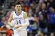 KANSAS CITY, MISSOURI - MARCH 31: Tyler Herro #14 of the Kentucky Wildcats reacts against the Auburn Tigers during the 2019 NCAA Basketball Tournament Midwest Regional at Sprint Center on March 31, 2019 in Kansas City, Missouri. (Photo by Christian Peters