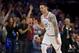 PHILADELPHIA, PA - MAY 09: JJ Redick #17 of the Philadelphia 76ers reacts after making a three point basket against the Toronto Raptors in the second quarter of Game Six of the Eastern Conference Semifinals at the Wells Fargo Center on May 9, 2019 in Phil