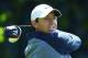 FARMINGDALE, NEW YORK - MAY 15: Rory McIlroy of Northern Ireland plays his shot from the 14th tee during a practice round prior to the 2019 PGA Championship at the Bethpage Black course on May 15, 2019 in Farmingdale, New York. (Photo by Warren Little/Get