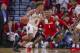 BLOOMINGTON, IN - FEBRUARY 10: Romeo Langford #0 of the Indiana Hoosiers dribbles the ball against Luther Muhammad #1 of the Ohio State Buckeyes at Assembly Hall on February 10, 2019 in Bloomington, Indiana. (Photo by Michael Hickey/Getty Images)