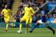 LEICESTER, ENGLAND - MAY 12: Ruben Loftus-Cheek of Chelsea is challenged by Ricardo Pereira during the Premier League match between Leicester City and Chelsea FC at The King Power Stadium on May 12, 2019 in Leicester, United Kingdom. (Photo by David Roge