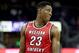SEATTLE, WA - NOVEMBER 06: Charles Bassey #23 of the Western Kentucky Hilltoppers reacts in the second half while taking on the Washington Huskies during their game at Hec Edmundson Pavilion on November 6, 2018 in Seattle, Washington. (Photo by Abbie Pa