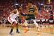 TORONTO, ONTARIO - MAY 19: Giannis Antetokounmpo #34 of the Milwaukee Bucks handles the ball against Kawhi Leonard #2 of the Toronto Raptors during the first half in game three of the NBA Eastern Conference Finals at Scotiabank Arena on May 19, 2019 in To