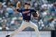 NEW YORK, NEW YORK - MAY 04: Jake Odorizzi #12 of the Minnesota Twins in action against the New York Yankees at Yankee Stadium on May 04, 2019 in the Bronx borough of New York City. The Twins defeated the Yankees 7-3. (Photo by Jim McIsaac/Getty Images)