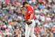 CLEVELAND, OHIO - MAY 25: Starting pitcher Carlos Carrasco #59 of the Cleveland Indians reacts after giving up a two run homer during the fifth inning Tampa Bay Rays at Progressive Field on May 25, 2019 in Cleveland, Ohio. (Photo by Jason Miller/Getty Ima