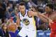 OAKLAND, CA - OCTOBER 25: Stephen Curry #30 of the Golden State Warriors drives on Kyle Lowry #7 of the Toronto Raptors during their NBA basketball game at ORACLE Arena on October 25, 2017 in Oakland, California. (Photo by Thearon W. Henderson/Getty Ima