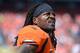 DENVER, CO - SEPTEMBER 9: Defensive back Adam Jones #24 of the Denver Broncos reacts to a call against the Seattle Seahawks at Broncos Stadium at Mile High on September 9, 2018 in {Denver, Colorado. (Photo by Bart Young/Getty Images)