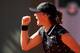 PARIS, FRANCE - JUNE 01: Iga Swiatek of Poland celebrates during her ladies singles third round match against Monica Puig of Peru during Day seven of the 2019 French Open at Roland Garros on June 01, 2019 in Paris, France. (Photo by Adam Pretty/Getty Imag