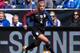 CHESTER, PENNSYLVANIA - APRIL 10: Mallory Pugh #2 of the United States controls the ball against Colombia at Talen Energy Stadium on April 10, 2016 in Chester, Pennsylvania. The United States defeated Colombia 3-0. (Photo by Mitchell Leff/Getty Images)