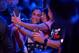 DALLAS, TX - SEPTEMBER 08: Tatiana Suarez celebrates after defeating Carla Esparza during the UFC 228 event at American Airlines Center on September 8, 2018 in Dallas, Texas. (Photo by Cooper Neill/Zuffa LLC/Zuffa LLC via Getty Images)