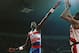 Over parts of 10 seasons in the NBA, Manute Bol, Bol Bol's father, averaged 3.3 blocks per game and led the league in the category twice.