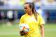 GRENOBLE, FRANCE - JUNE 09: Marta of Brazil looks on during the warm up prior to the 2019 FIFA Women's World Cup France group C match between Brazil and Jamaica at Stade des Alpes on June 09, 2019 in Grenoble, France. (Photo by Elsa/Getty Images)