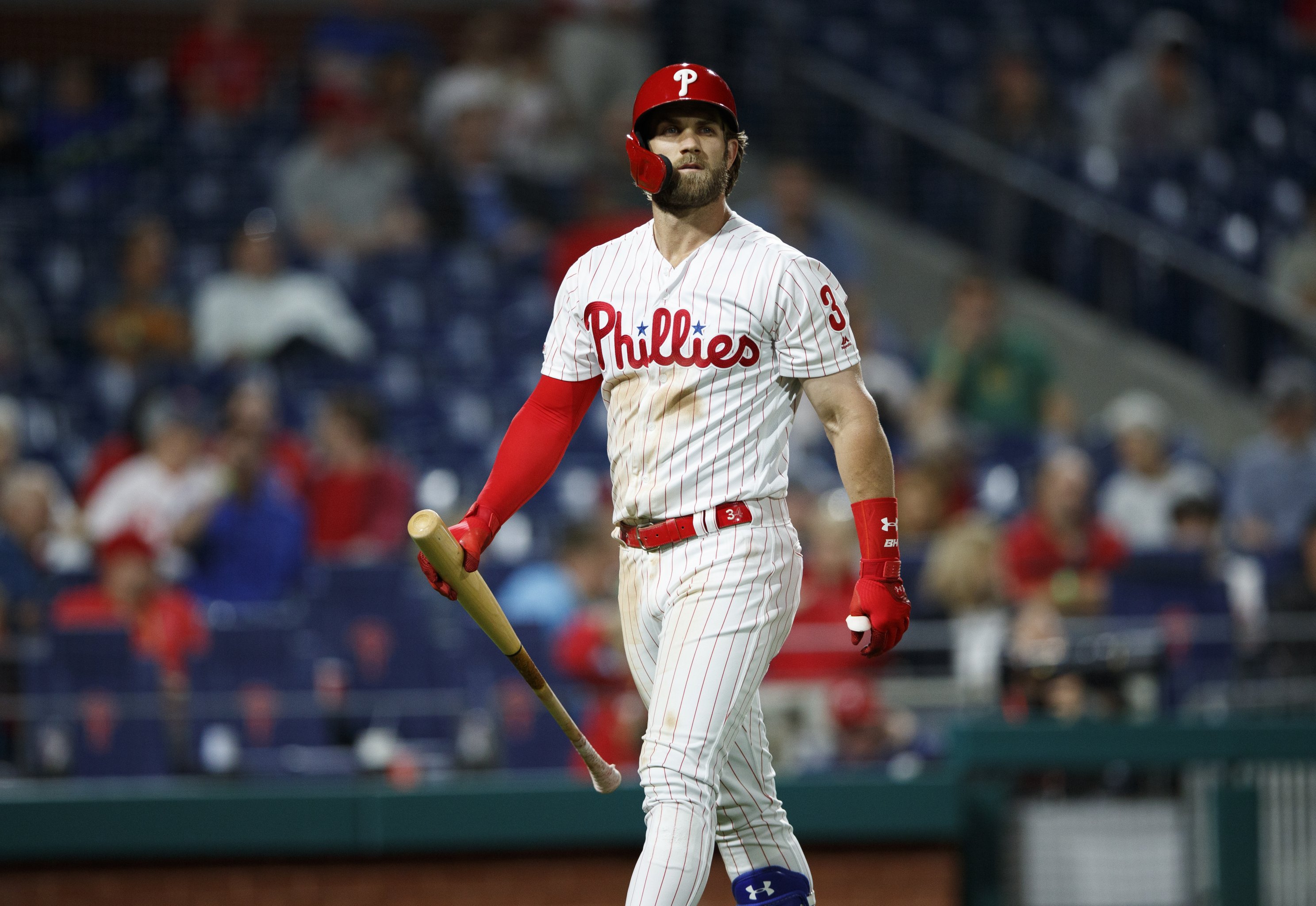 Bryce Harper Preparing to Play 1st Base for Phillies Due to Rhys Hoskins  Injury, News, Scores, Highlights, Stats, and Rumors