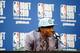 BROOKLYN, NY - JUNE 20: Ja Morant speaks to the media after being selected second overall by the Memphis Grizzlies during the 2019 NBA Draft on June 20, 2019 at the Barclays Center in Brooklyn, New York. NOTE TO USER: User expressly acknowledges and agree