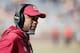TALLAHASSEE, FL - OCTOBER 27: Head coach Willie Taggart of the Florida State Seminoles looks on during the game against the Clemson Tigers at Doak Campbell Stadium on October 27, 2018 in Tallahassee, Florida. (Photo by Joe Robbins/Getty Images)