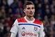 LYON, FRANCE - FEBRUARY 19: Houssem Aouar of Olympique Lyonnais looks on during the UEFA Champions League Round of 16 First Leg match between Olympique Lyonnais and FC Barcelona at Groupama Stadium on February 19, 2019 in Lyon, . (Photo by Quality Sport I