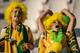 GRENOBLE, FRANCE - JUNE 18: Fans of Australia during the 2019 FIFA Women's World Cup France group C match between Jamaica and Australia at Stade des Alpes on June 18, 2019 in Grenoble, France. (Photo by Maja Hitij/Getty Images)
