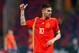 Dani Ceballos in action for Spain U21s