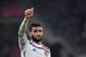 Lyon's French midfielder Nabil Fekir celebrates after Lyon won the French L1 football match Stade Rennais vs Olympique Lyonnais (OL), on March 29, 2019 at the Roazhon Park stadium in Rennes, western France. (Photo by LOIC VENANCE / AFP) (Photo cred