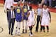 TORONTO,ONTARIO - JUNE 10: Kyle Lowry #7 of the Toronto Raptors tries to get the crowd to show their respect for an injured Kevin Durant #35 of the Golden State Warriors during Game Five of the 2019 NBA Finals at Scotiabank Arena on June 10, 2019 in Toro