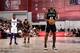 LAS VEGAS, NV - JULY 10: Thomas Robinson #41 of San Antonio Spurs shoots a free-throw against the Phoenix Suns on July 10, 2019 at the Cox Pavilion in Las Vegas, Nevada. NOTE TO USER: User expressly acknowledges and agrees that, by downloading and/or us