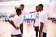 The Antetokounmpo brothers at a Basketball Without Borders program in 2015.