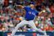 HOUSTON, TEXAS - JULY 19: Mike Minor #23 of the Texas Rangers pitches in the first inning against the Houston Astros at Minute Maid Park on July 19, 2019 in Houston, Texas. (Photo by Bob Levey/Getty Images)