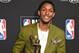 SANTA MONICA, CA - JUNE 24: Lou Williams #23 of the LA Clippers poses for a photo with the Kia Sixth Man of the Year Award during the 2019 NBA Awards Show on June 24, 2019 at Barker Hangar in Santa Monica, California. NOTE TO USER: User expressly acknowle