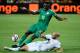 Senegal's forward Sadio Mane (L) is tackled by Algeria's midfielder Adlene Guedioura during the 2019 Africa Cup of Nations (CAN) Final football match between Senegal and Algeria at the Cairo International Stadium in Cairo on July 19, 2019. (Photo by JAVIE