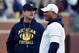 Jim Harbaugh and Josh Gattis