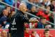 SALZBURG, AUSTRIA - AUGUST 07: head coach Zinedine Zidane of Real Madrid gestures during the pre-season friendly match between RB Salzburg and Real Madrid at Red Bull Arena on August 07, 2019 in Salzburg, Austria. (Photo by TF-Images/Getty Images)