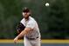 DENVER, COLORADO - AUGUST 03: Starting pitcher Madison Bumgarner #40 of the San Francisco Giants throws in the first inning against the Colorado Rockies at Coors Field on August 03, 2019 in Denver, Colorado. (Photo by Matthew Stockman/Getty Images)