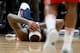 NEW ORLEANS, LA - JANUARY 26: DeMarcus Cousins #0 of the New Orleans Pelicans lies down on the ground after injuring his ankle during the second half of a NBA game against the Houston Rockets at the Smoothie King Center on January 26, 2018 in New Orleans
