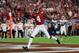 MIAMI, FL - DECEMBER 29: Jerry Jeudy #4 of the Alabama Crimson Tide completes the catch for a touchdown in the fourth quarter during the College Football Playoff Semifinal against the Oklahoma Sooners at the Capital One Orange Bowl at Hard Rock Stadium o