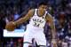 TORONTO, ON - JANUARY 31: Giannis Antetokounmpo #34 of the Milwaukee Bucks dribbles the ball during the second half of an NBA game against the Toronto Raptors at Scotiabank Arena on January 31, 2019 in Toronto, Canada. NOTE TO USER: User expressly ackno